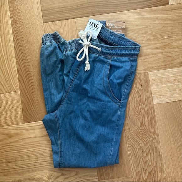 ONE TEASPOON Super Trackies Blue Relaxed
Tapered Jogger Pants SMALL - Picture 5 of 6